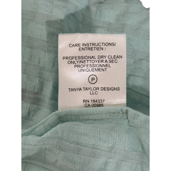 Tanya Taylor Swim Cover-Up Lina Dress Sundress Embroidered Smocked Cotton Size S - Picture 9 of 9